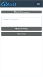 Mobile Screenshot of file43.com